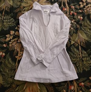 White Vixen by Micheline Pitt size small blouse top